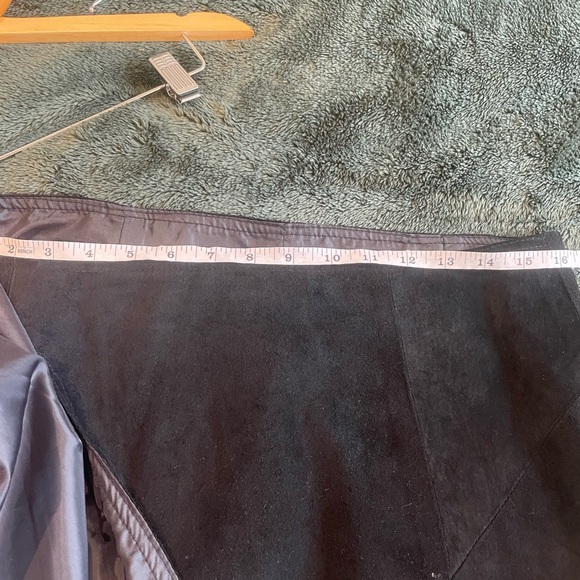 Running Wild Leather Fringe Vintage Wrap Skirt Size OS - Picture 11 of 16